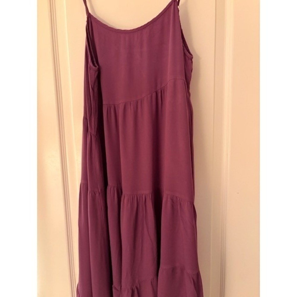 Vintage SZ LG Babydoll Soft Girl Cottagecore Romantic Minimalist Midi Dress - Picture 5 of 6